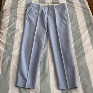 J.Crew Factory Light Blue Cropped Pants; Size 6